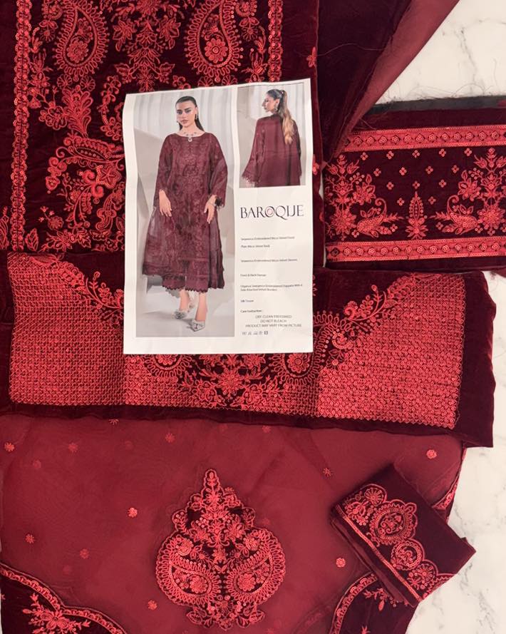 Baroque Luxury Velvet Collection "Deep Mehron"