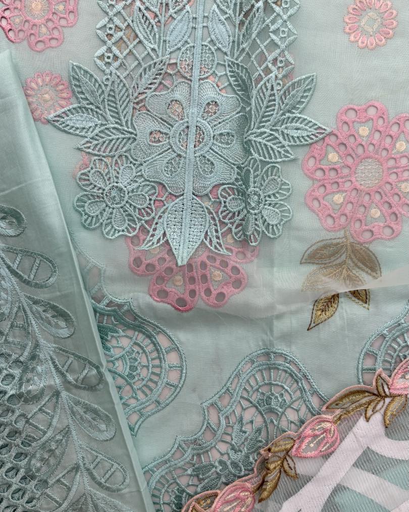 Rangrasia Luxury Lawn Collection "Aqwa Blue"