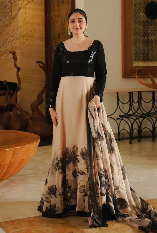 Lulusar Luxury Silk Embroidered 3 Piece Unstitched