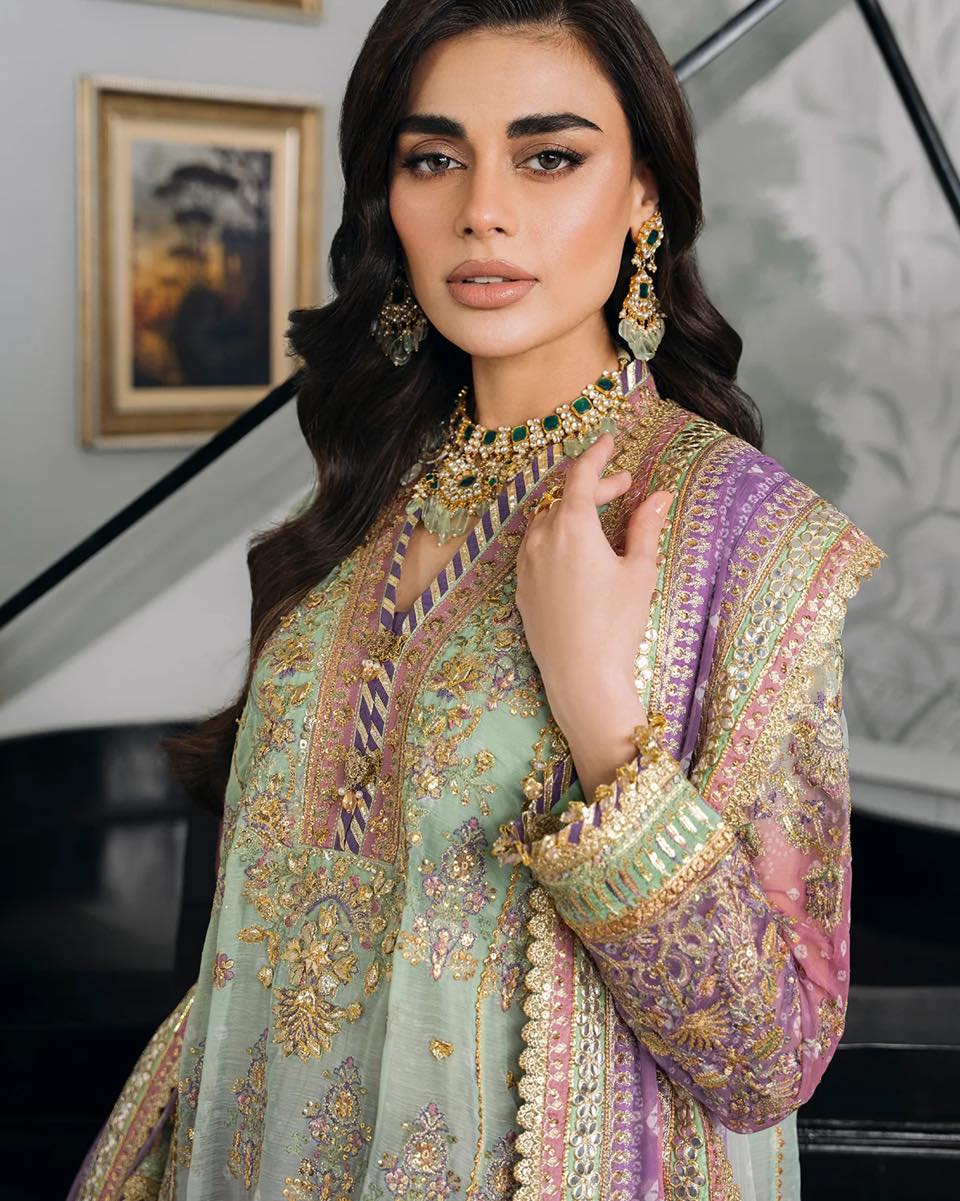 Baroque Chantelle Embroidered "Multi Gren"