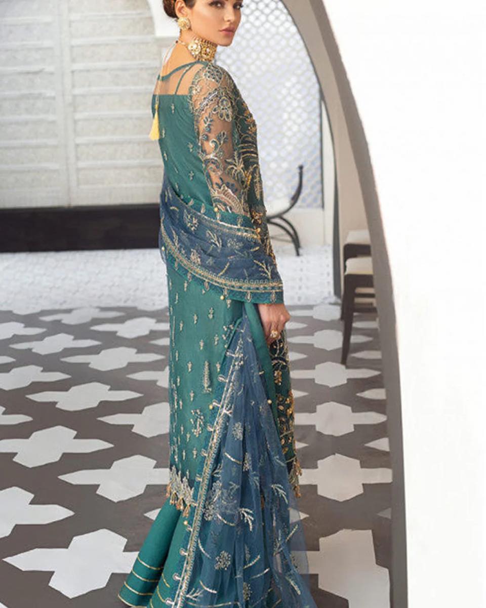 Gulal Exclusive Collection "Green Multi"