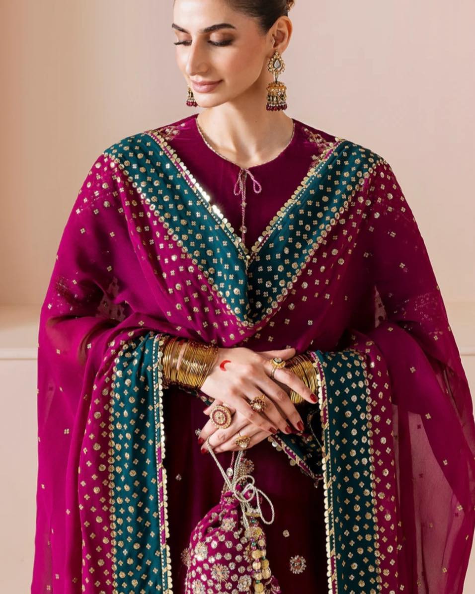 Jazmin Luxury Velvet Embroidered D 05