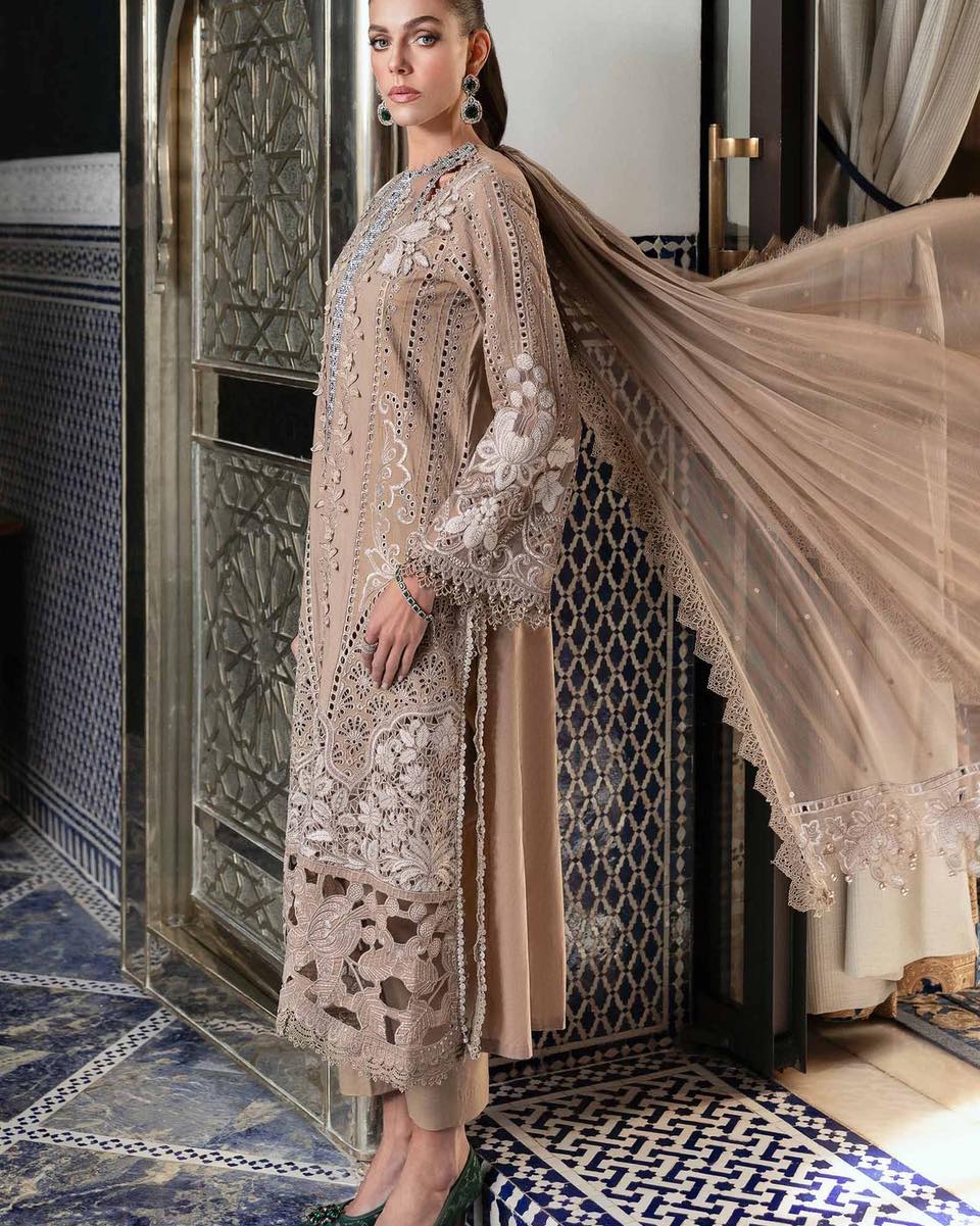 Maria B Luxury Lawn Collection "Brown"