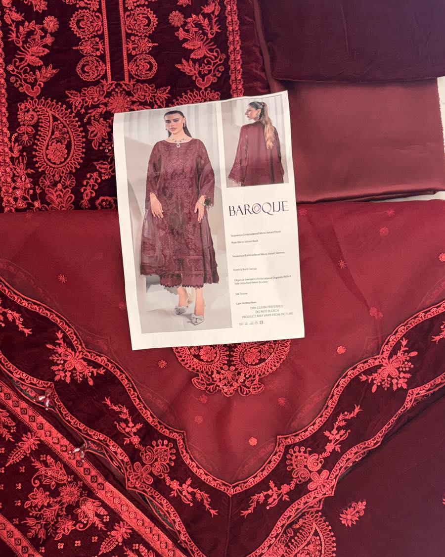 Baroque Luxury Velvet Collection "Deep Mehron"
