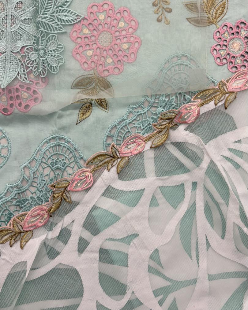Rangrasia Luxury Lawn Collection "Aqwa Blue"