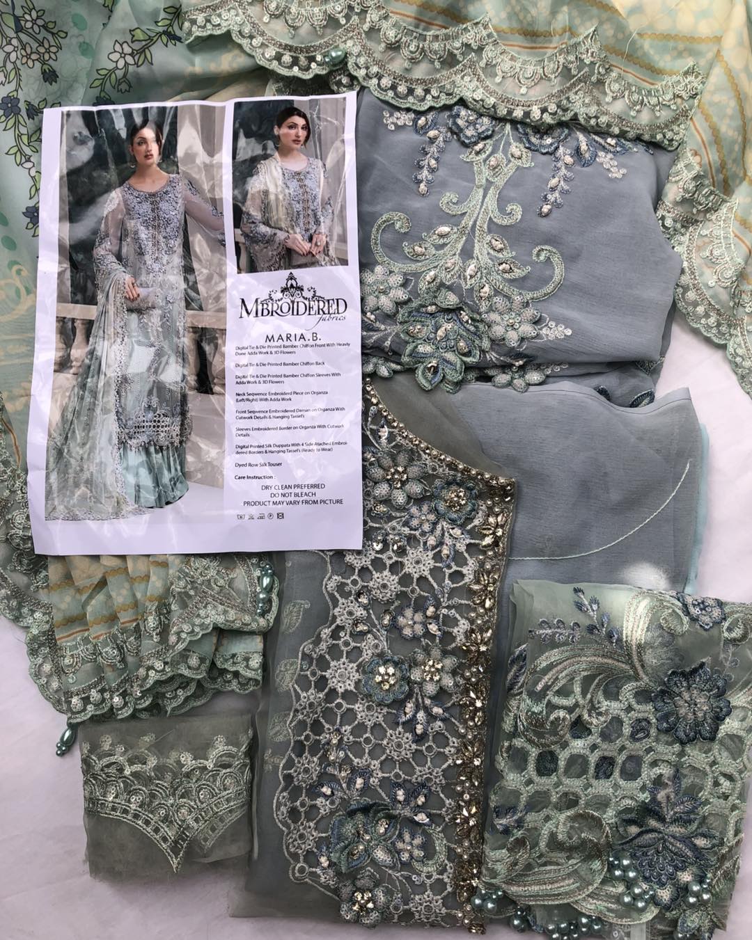 Maria.B Luxury Chiffon Embroidered Collection MPC-25-108
